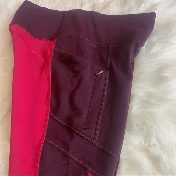 Athleta All In Structure 7/8 Colorblock Leggings - Picture 8 of 13